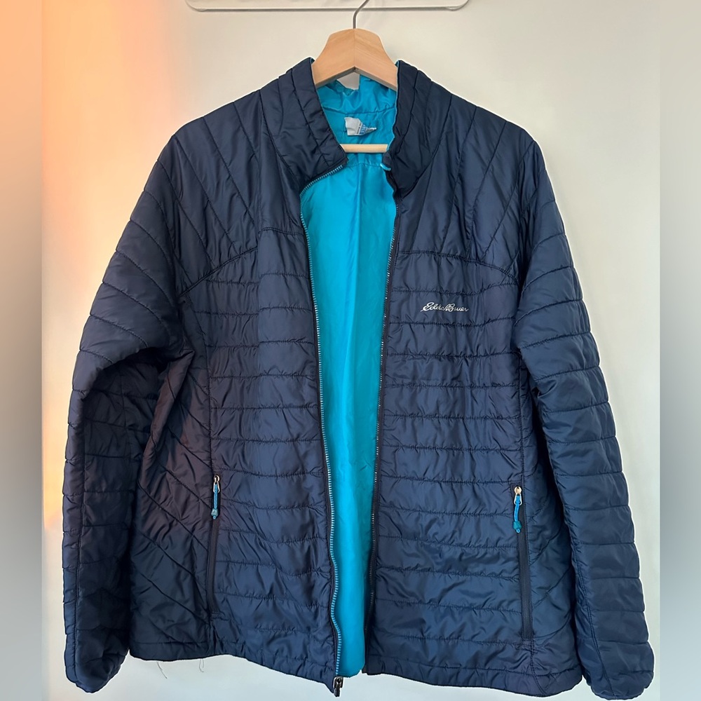 Eddie Bauer First Ascent Reversible Primaloft Puffy Jacket